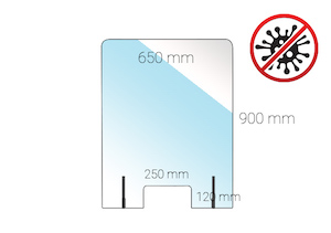 Ochranná plexi clona